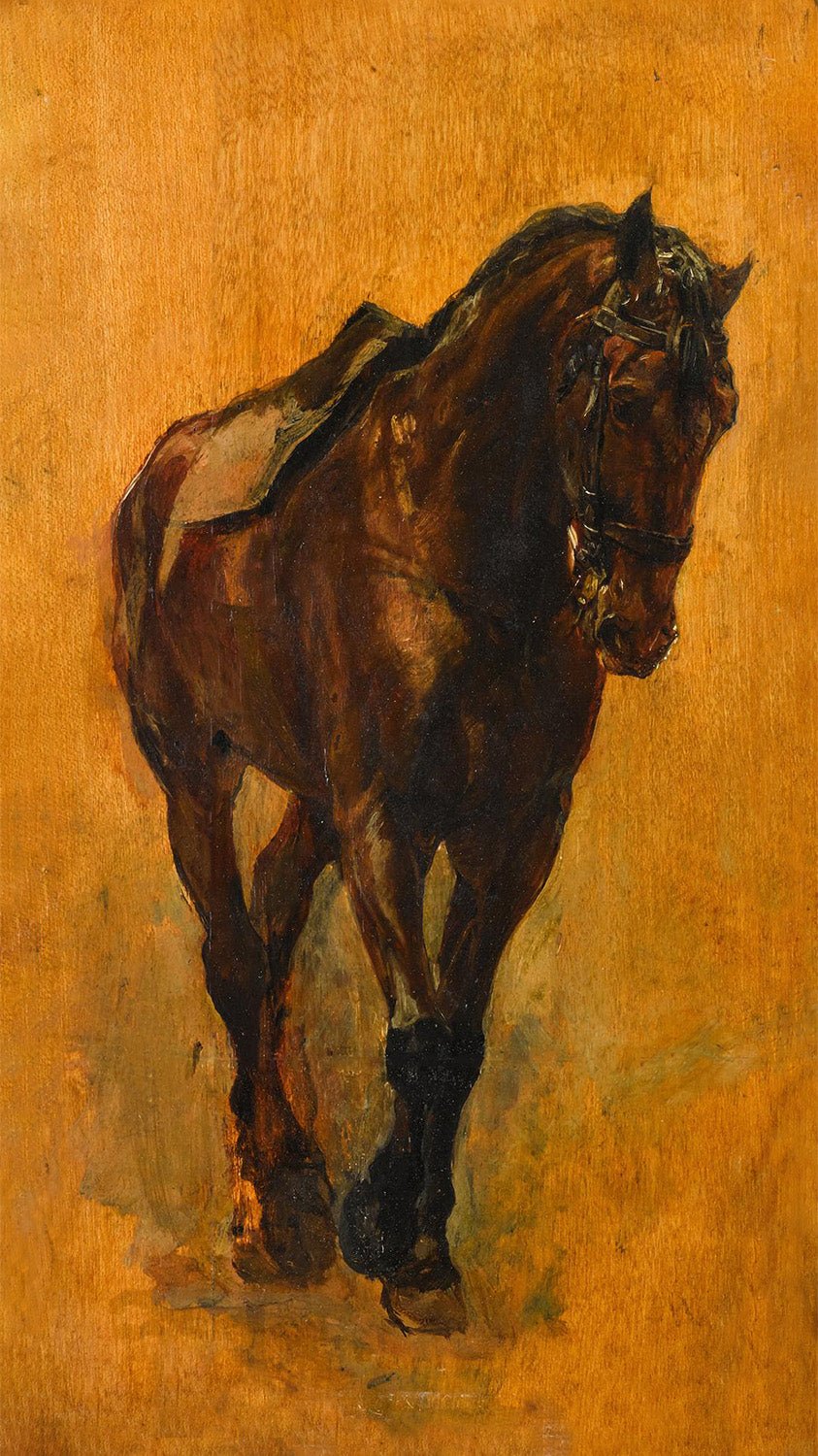 Bay Horse Panel - HuntCountryHome