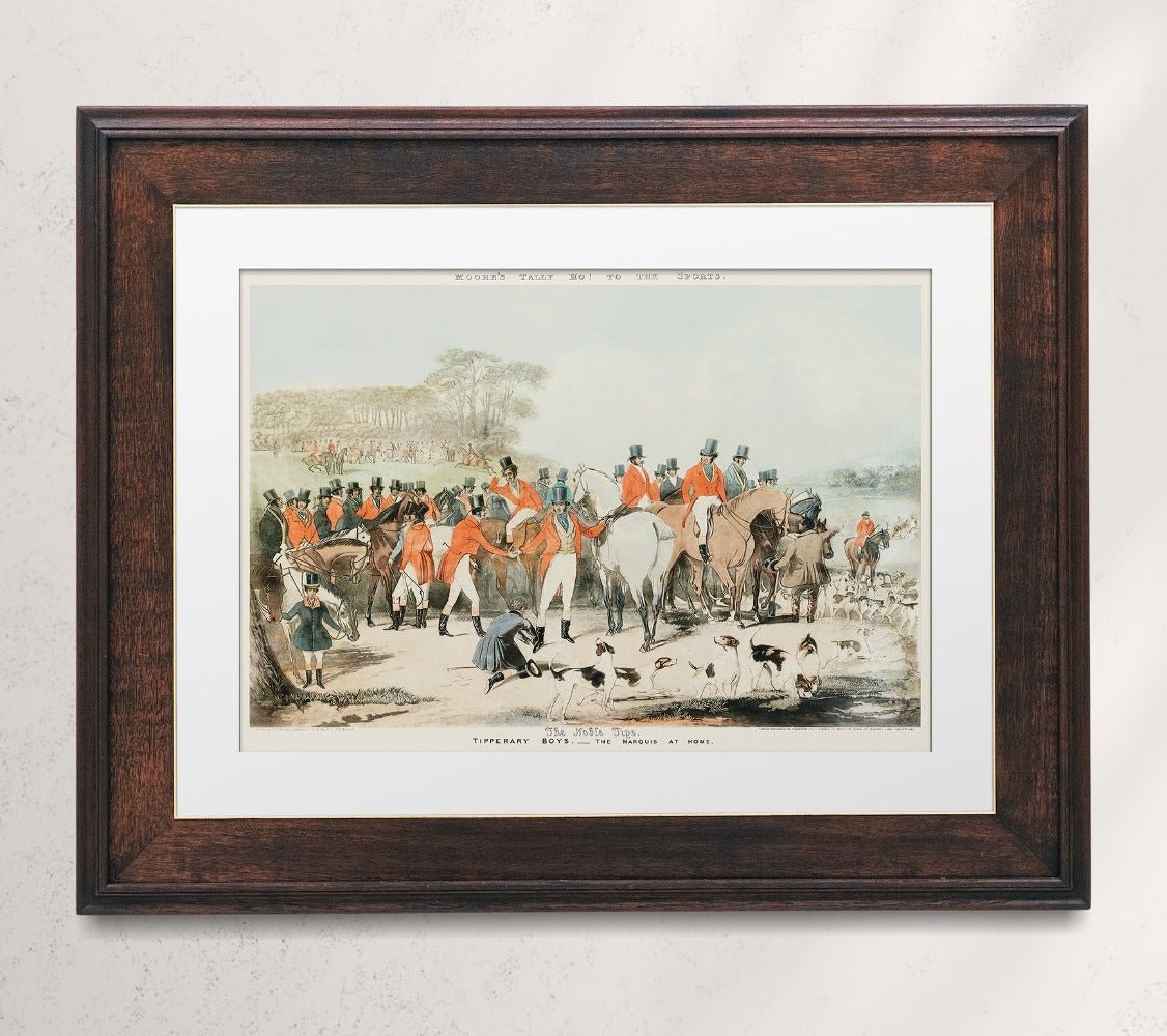 Tally Ho Vintage Fox Hunting Print Set - HuntCountryHome
