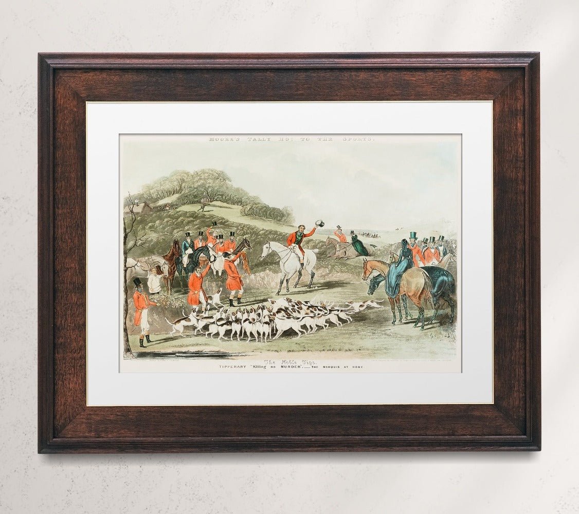 Tally Ho Vintage Fox Hunting Print Set - HuntCountryHome