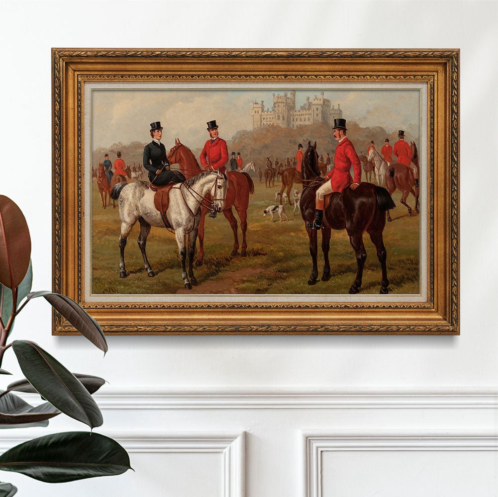Vintage Foxhunting Scene #3 - HuntCountryHome