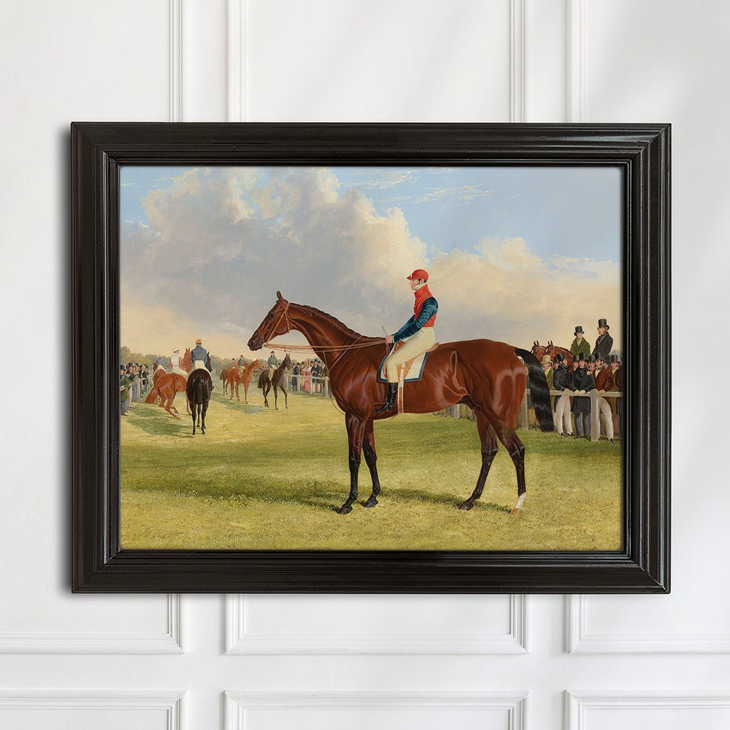 Vintage Racehorse Portrait - Don Jon - HuntCountryHome