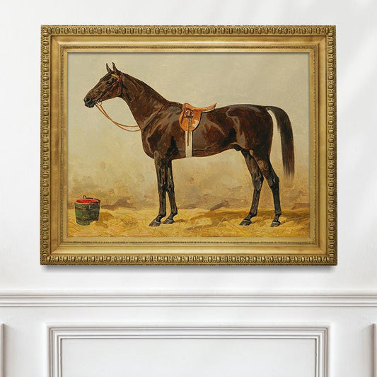 Bay Horse Portrait Study #2 - Hunt Country Home