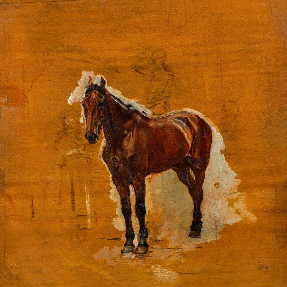 Bay Horse Study - HuntCountryHome