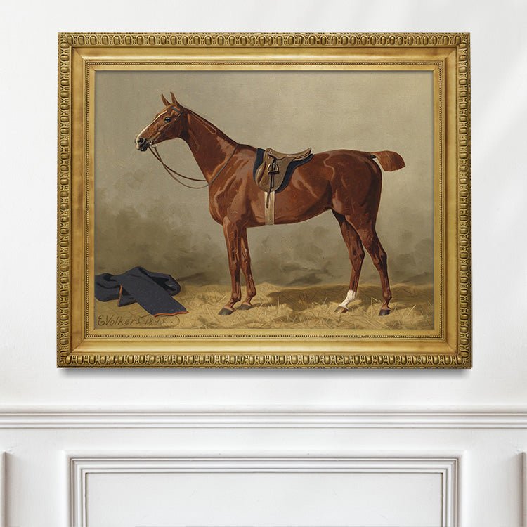 Chestnut Horse Portrait #1 - Hunt Country Home