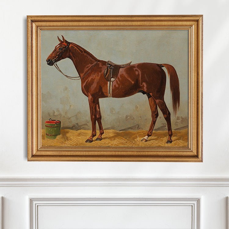 Chestnut Horse Portrait #2 - Hunt Country Home