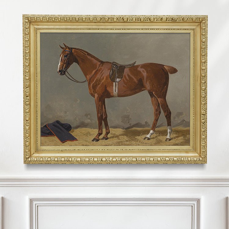 Chestnut Horse Portrait #3 - Hunt Country Home