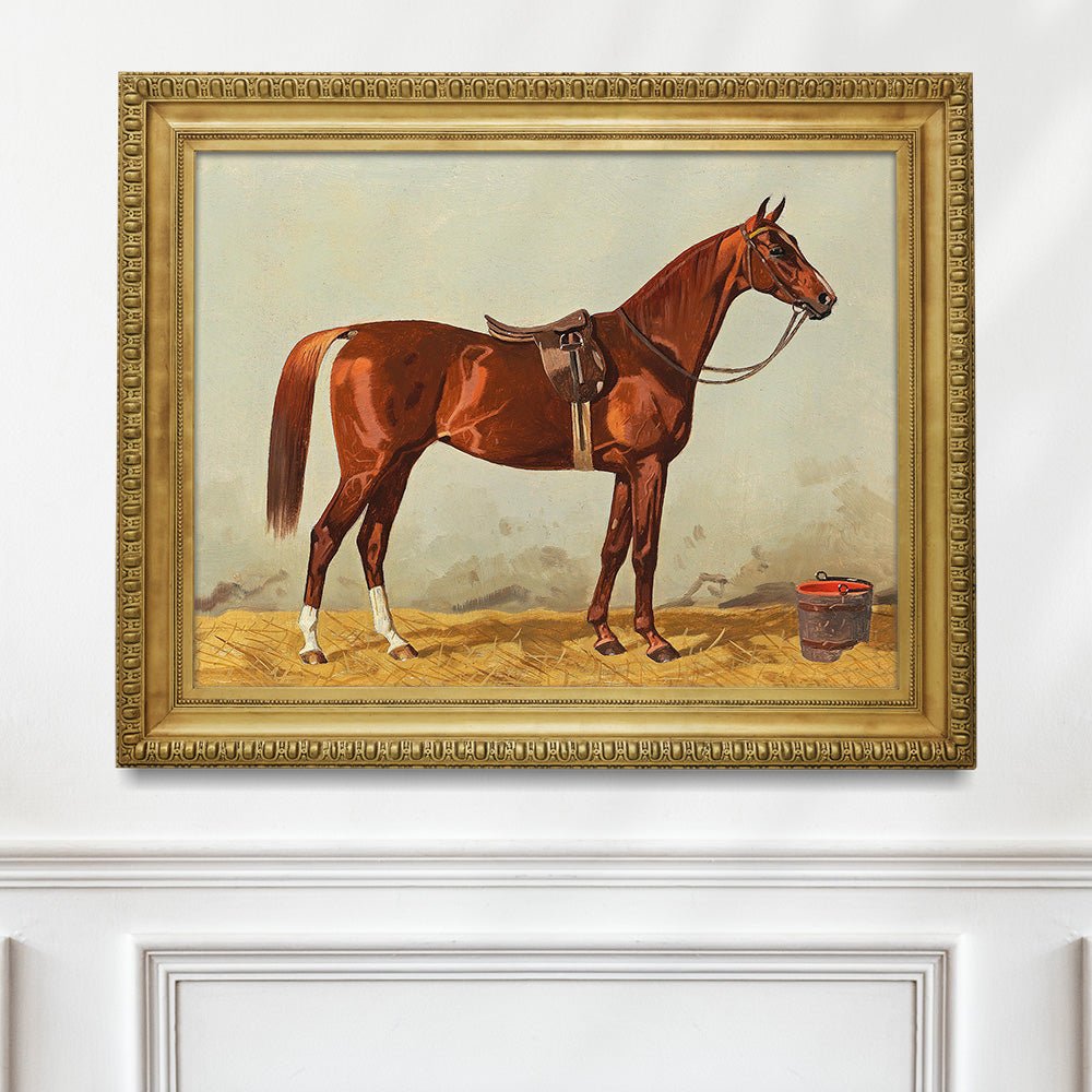 Chestnut Horse Portrait #4 - Hunt Country Home