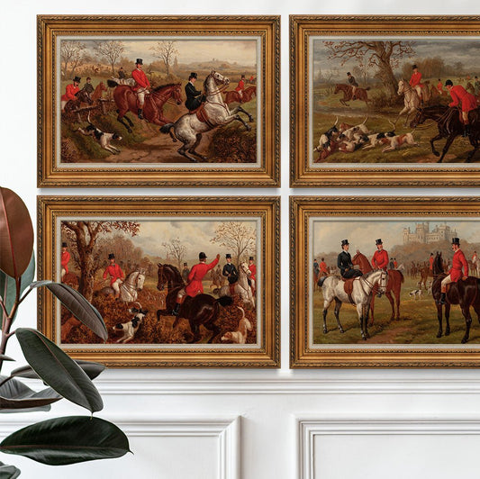 Foxhunting Scene Collection - Hunt Country Home