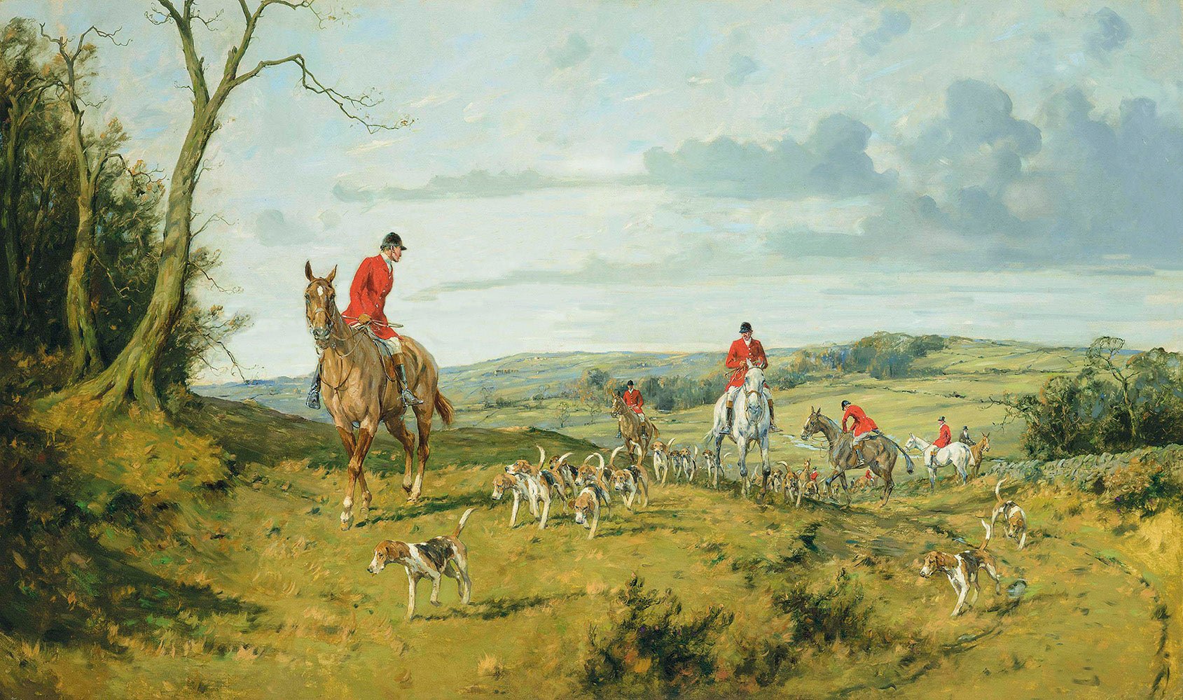 Hunter & Hounds Moving Off - HuntCountryHome