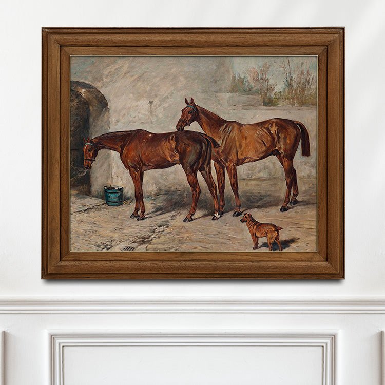 Hunters Waiting in Archway - HuntCountryHome