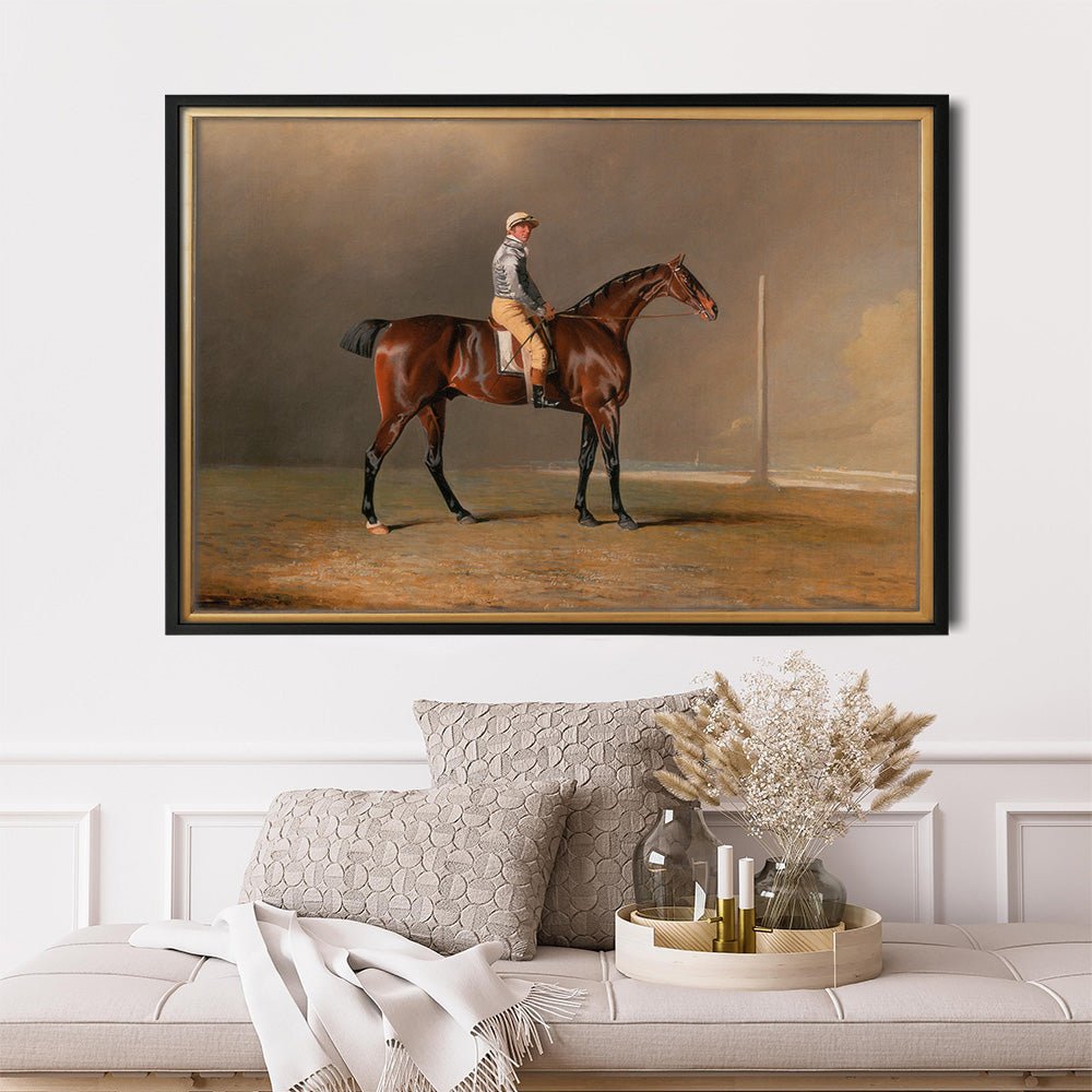 Racehorse Poster- Diamond - Hunt Country Home