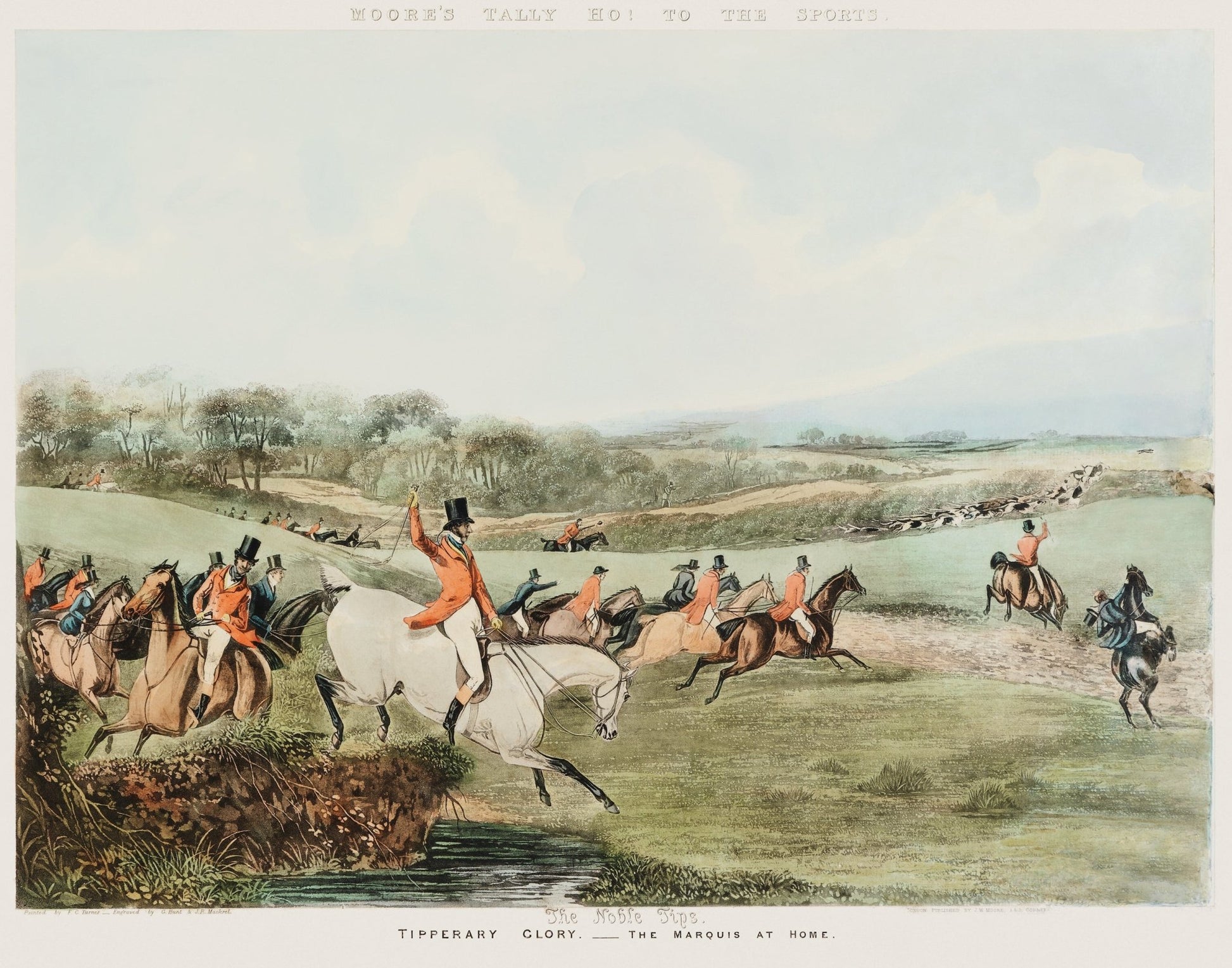 Tally Ho Vintage Fox Hunting Print #2 - HuntCountryHome