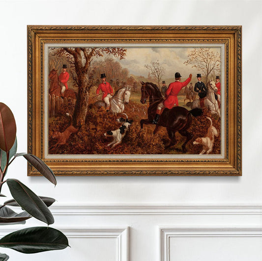 Vintage Foxhunting Scene #2 - HuntCountryHome