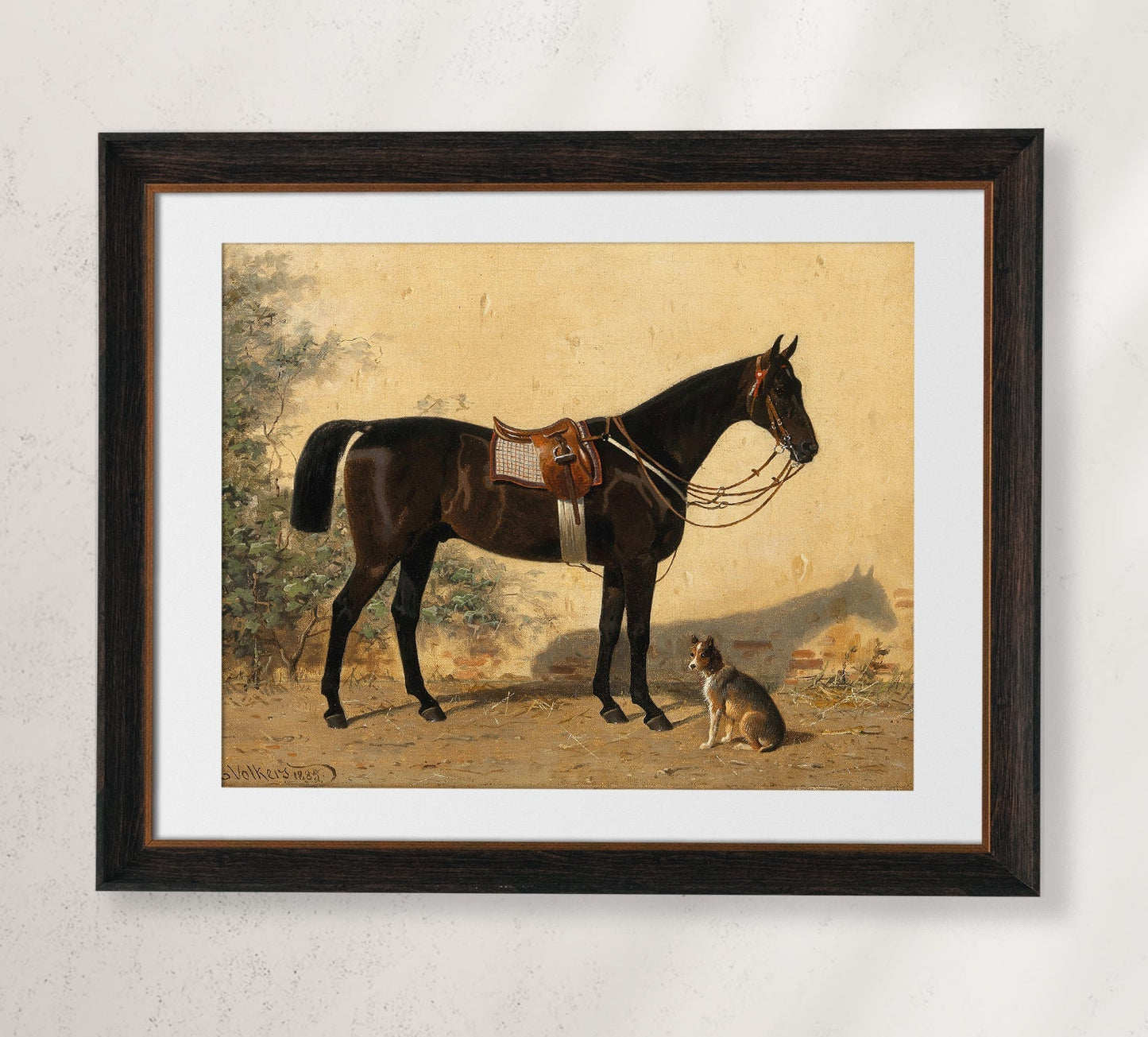 Vintage Horse Companion Portraits Print Set - HuntCountryHome