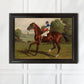 Vintage Racehorse Portrait #1 - HuntCountryHome