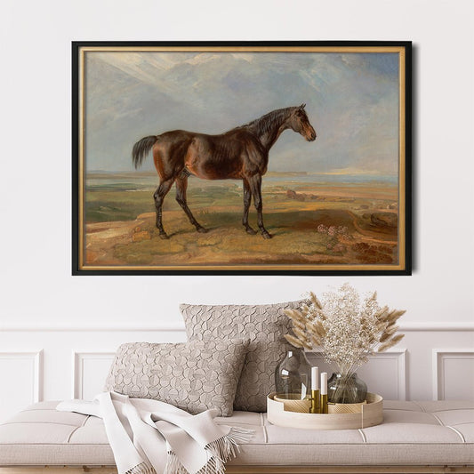 Vintage Stallion Horse Poster #1 - HuntCountryHome