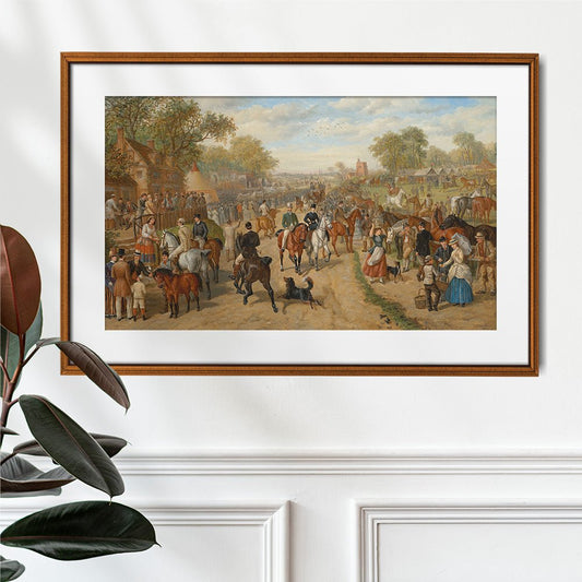 Vintage Town Festival Print - HuntCountryHome